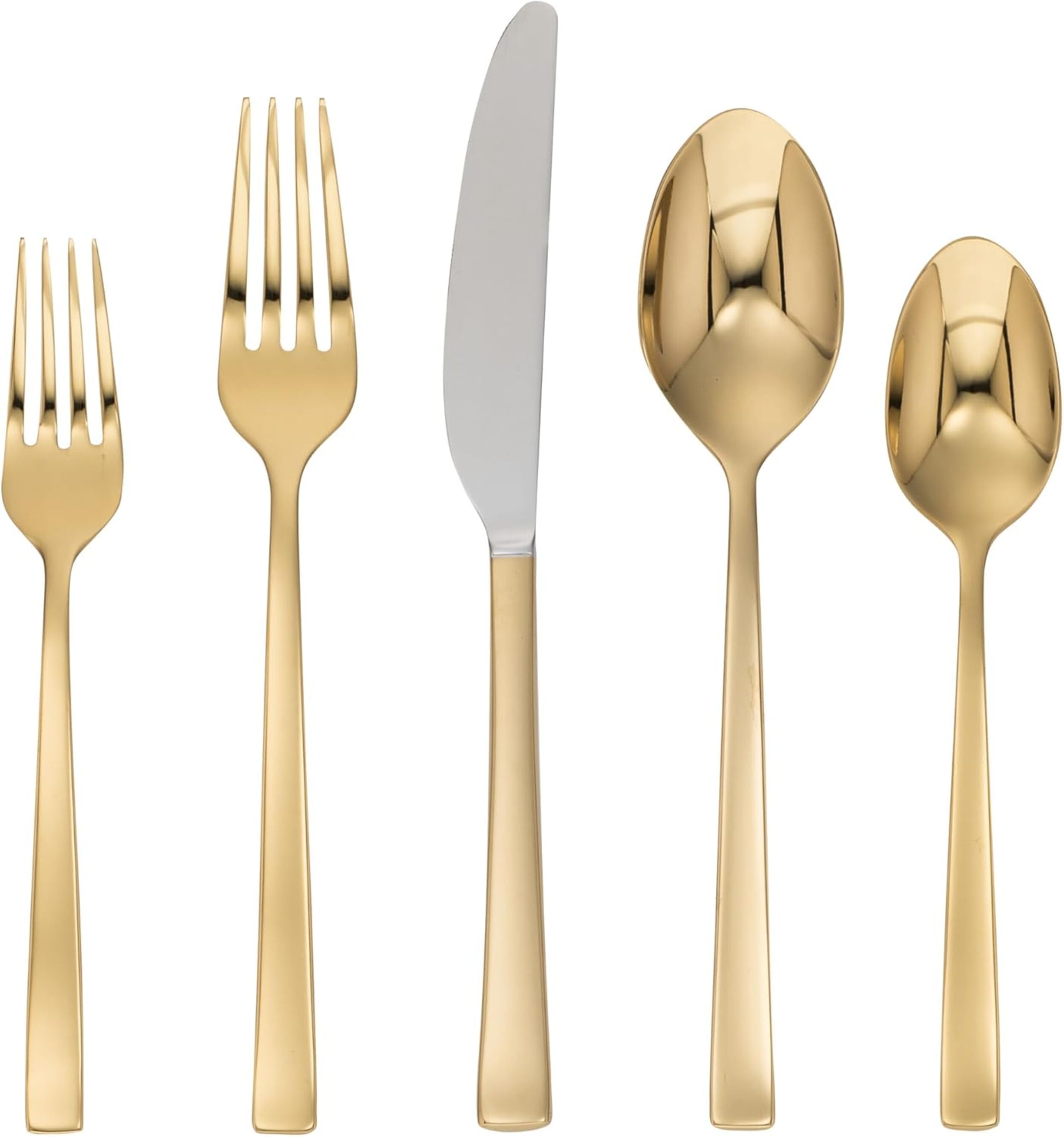 CAMBRIDGE 5 pc Flatware Place Setting Color Silver