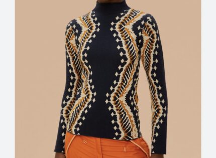 FARM RIO LONG SLEEVE KNIT TOP