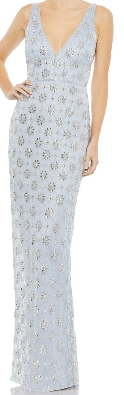 LIGHT BLUE MACDUGGAL DRESS